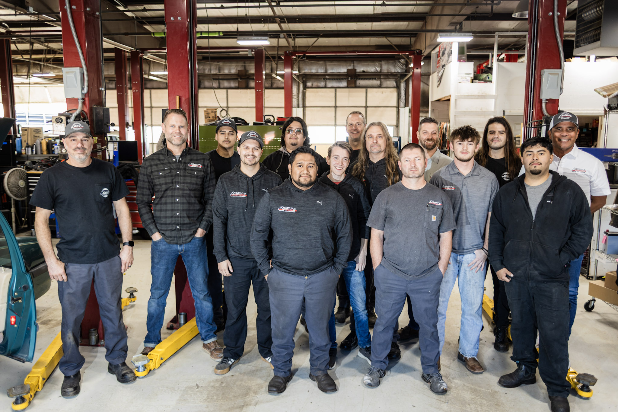 Cody's Automotive team